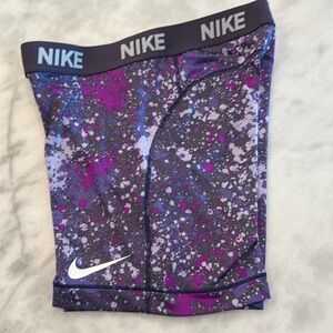 Nike pro purple shorts- size med